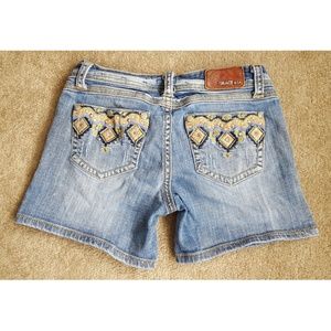 Grace In LA Patterned Shorts